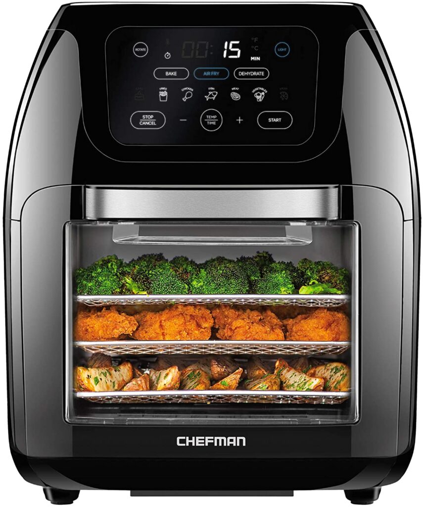 Chefman Freidora/Rostizador/Deshidratador/ Horno